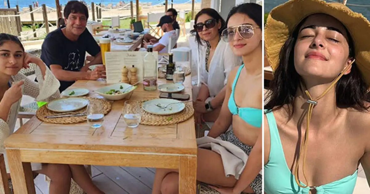 Bhawna Pandey ke janmdin par Ananya aur Chunky ka special po