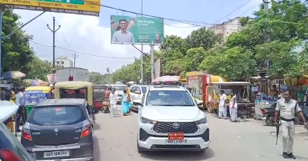 Patna city ke jaam mein fans gaye Mantri ji, logon ne kaha a