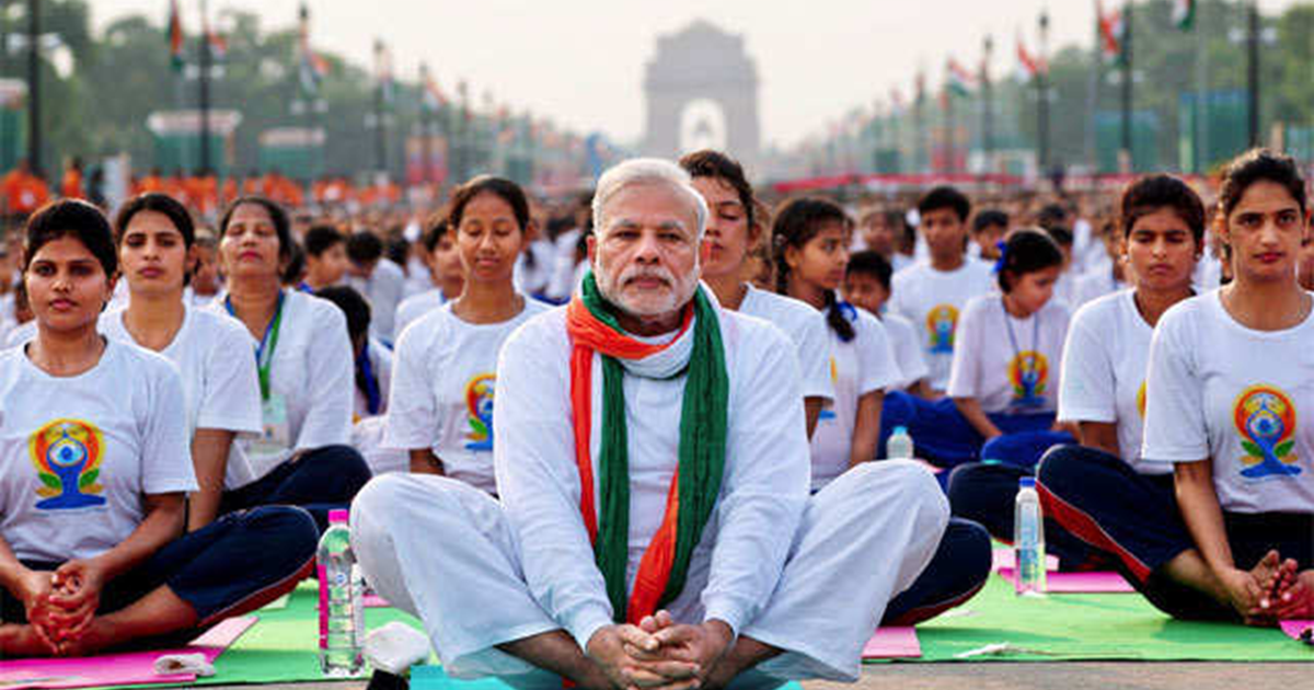 International Yoga Day: Yogmay hui puri duniya, PM Modi Vish
