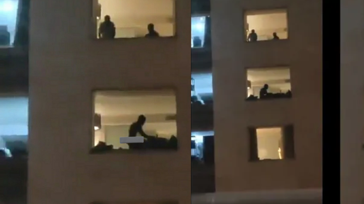 Jaipur Hotel Viral Video: Khidki par nahi tha parda, josh me