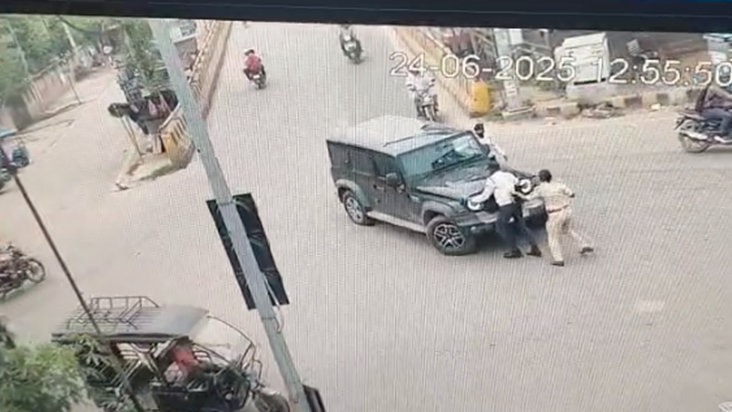 Bihar Crime : Patna mein Thar malik ki manmani, police par c