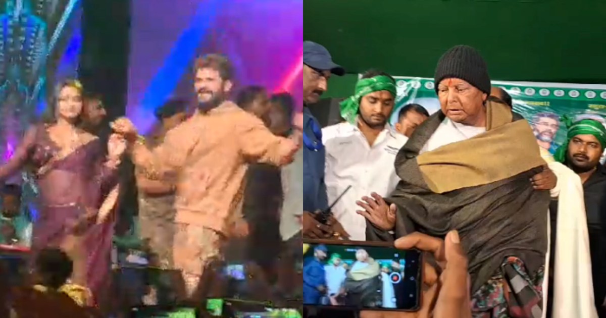 Just one night before RJD's 'Jan Vishwas Maharally', Khesari