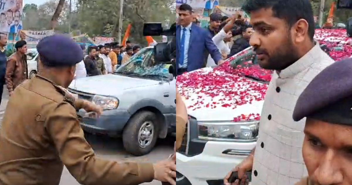 Rahul Gandhi arrives to support Tejashwi's 'Jan Vishwas Maha