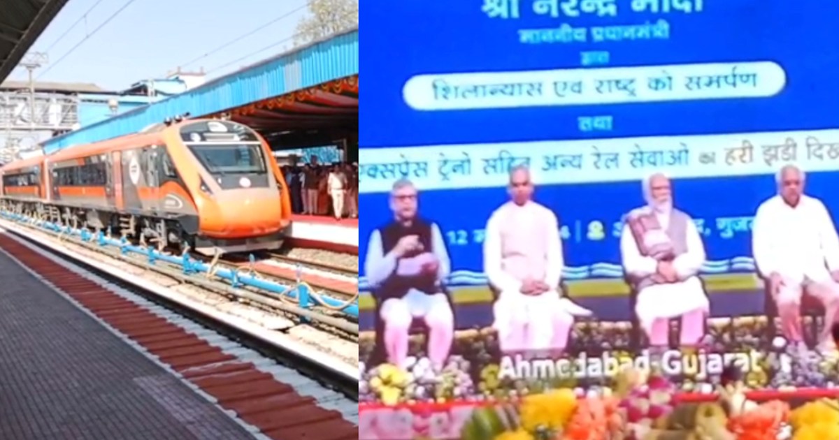PM Modi flags off Ranchi Banaras Vande Bharat Express