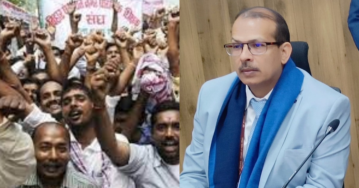 ACS KK Pathak in full form, employed teachers' heartbeats fa