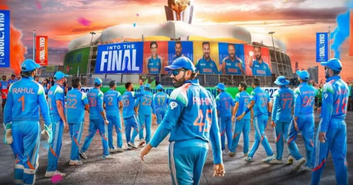 Team India reached the final of Champions Trophy after defea