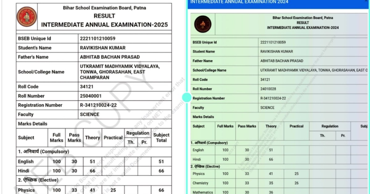 BSEB's amazing feat in intermediate exam results!