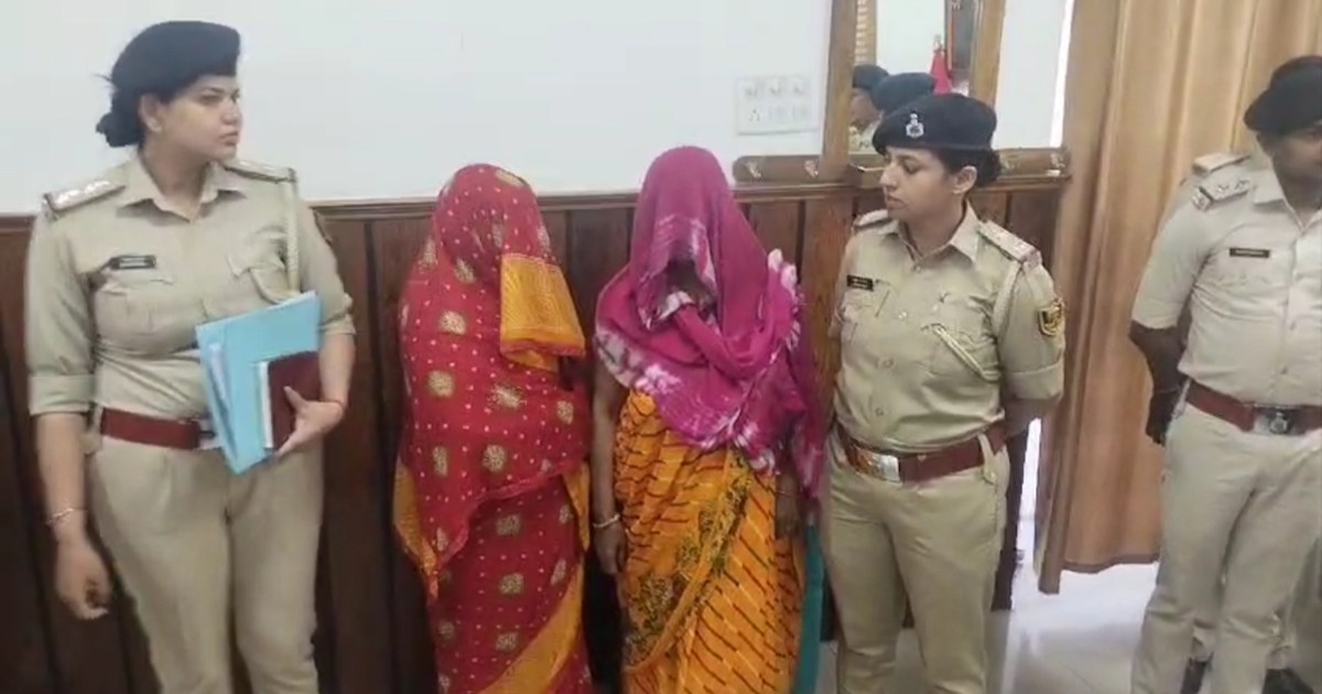 Kaimur police caught the sas and bahu who stole the jeweller