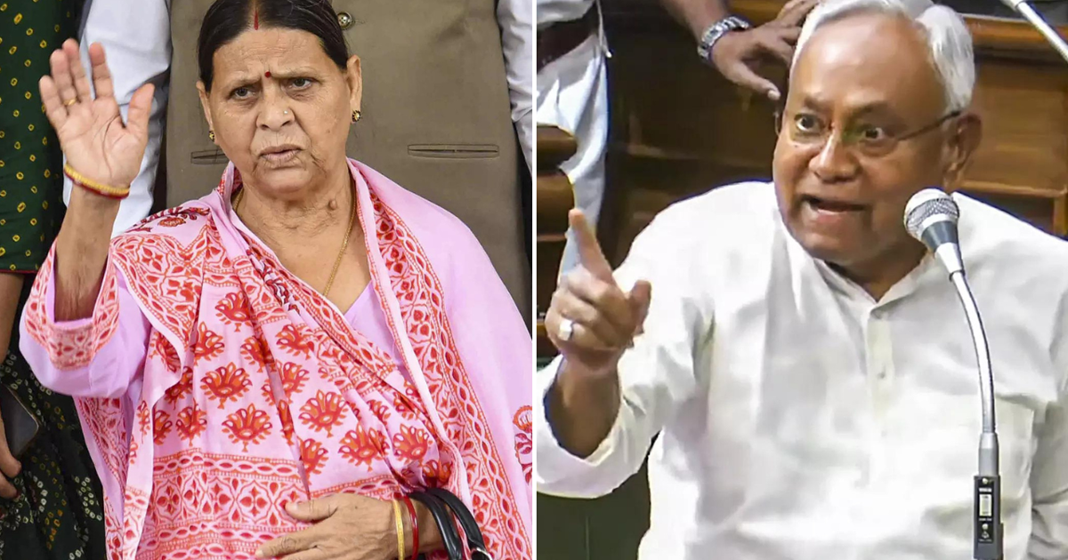CM Nitish got angry in the House, did not even spare Rabri D