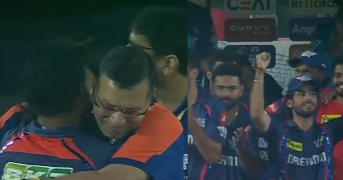 As soon as LSG won, owner Sanjeev Goenka was overjoyed and h