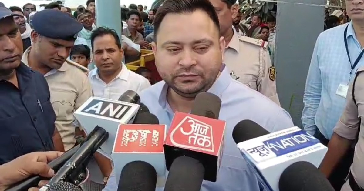 Tejashwi's statement on ED's action, all BJP teams are activ