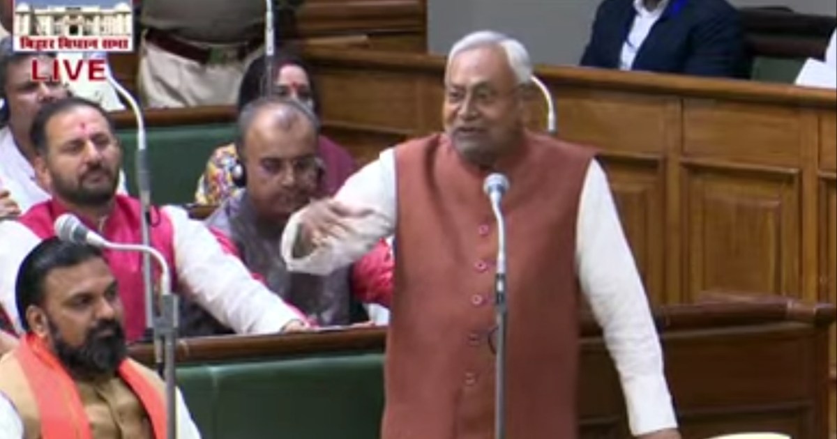 CM Nitish answered every question of Tejashwi Yadav by calli