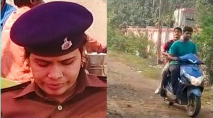 After Begusarai, now police theft has been caught in Darbhan