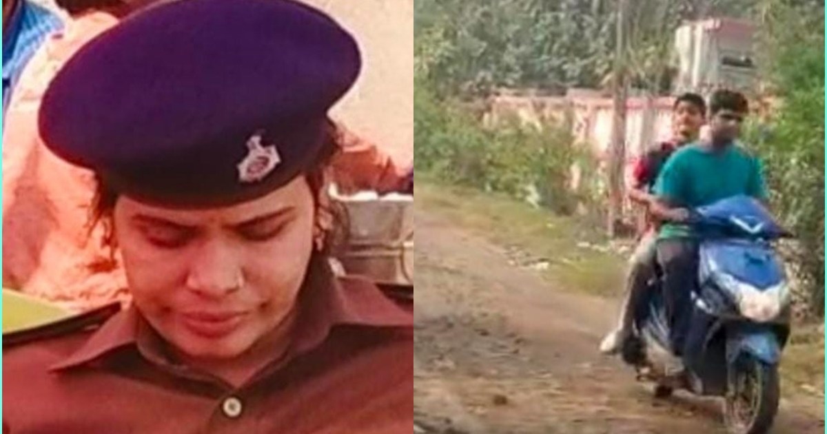 After Begusarai, now police theft has been caught in Darbhan