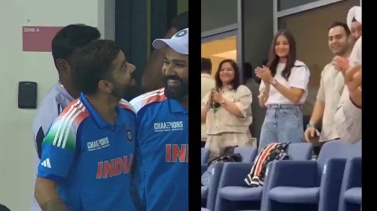 This is how Virat-Anushka celebrated India's victory in the This is how Virat-Anushka celebrated India's victory in the