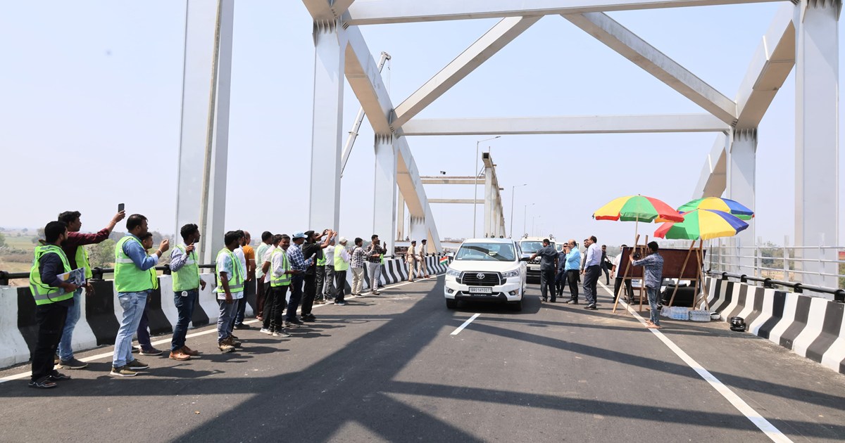 CM Nitish inaugurated Bakhtiyarpur Mokama four lane,