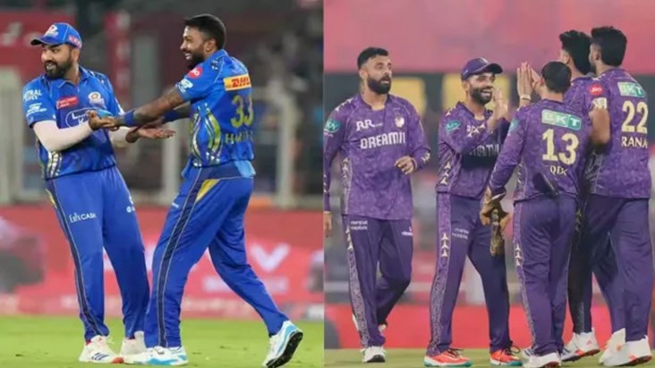 Mumbai Indians and Kolkata Knight Riders will play a match a Mumbai Indians and Kolkata Knight Riders will play a match a