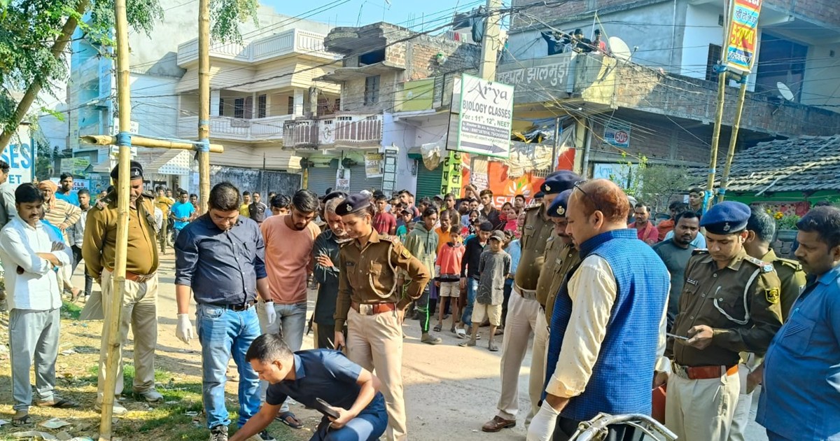 Brutal murder of a person in Bhagalpur, police engaged in in