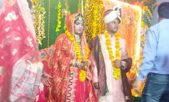 The bride's brother and uncle who went out to receive the we The bride's brother and uncle who went out to receive the we