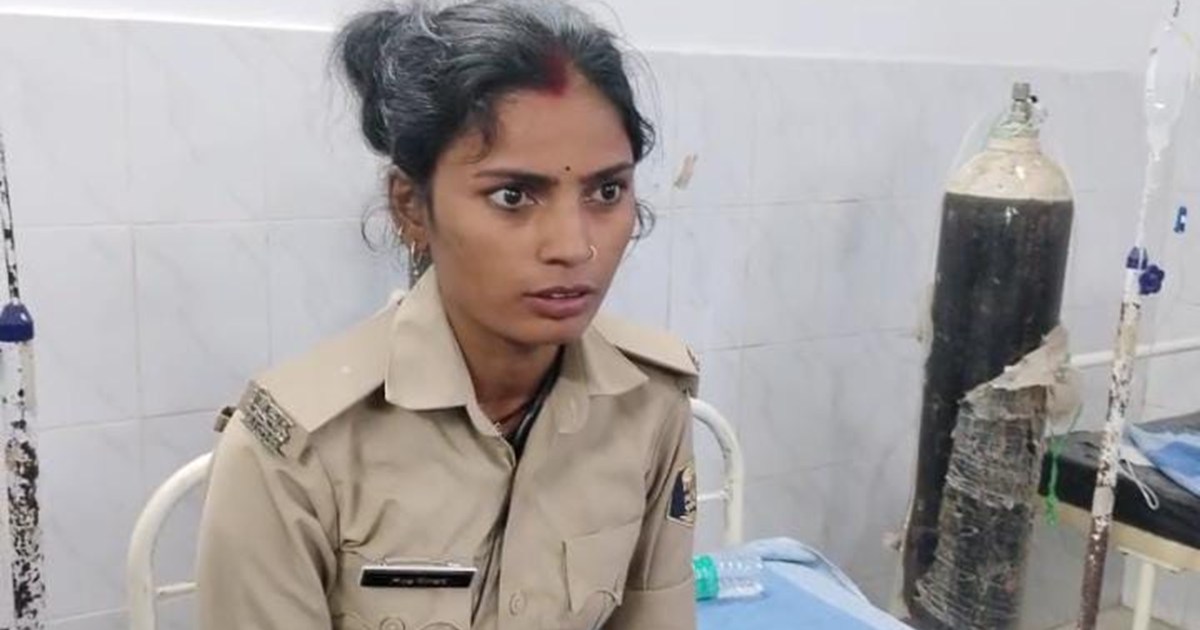 In Gaya, the son of a chowkidar beat up the police inspector