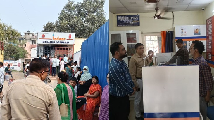 FIR on gas cylinder delivery boy