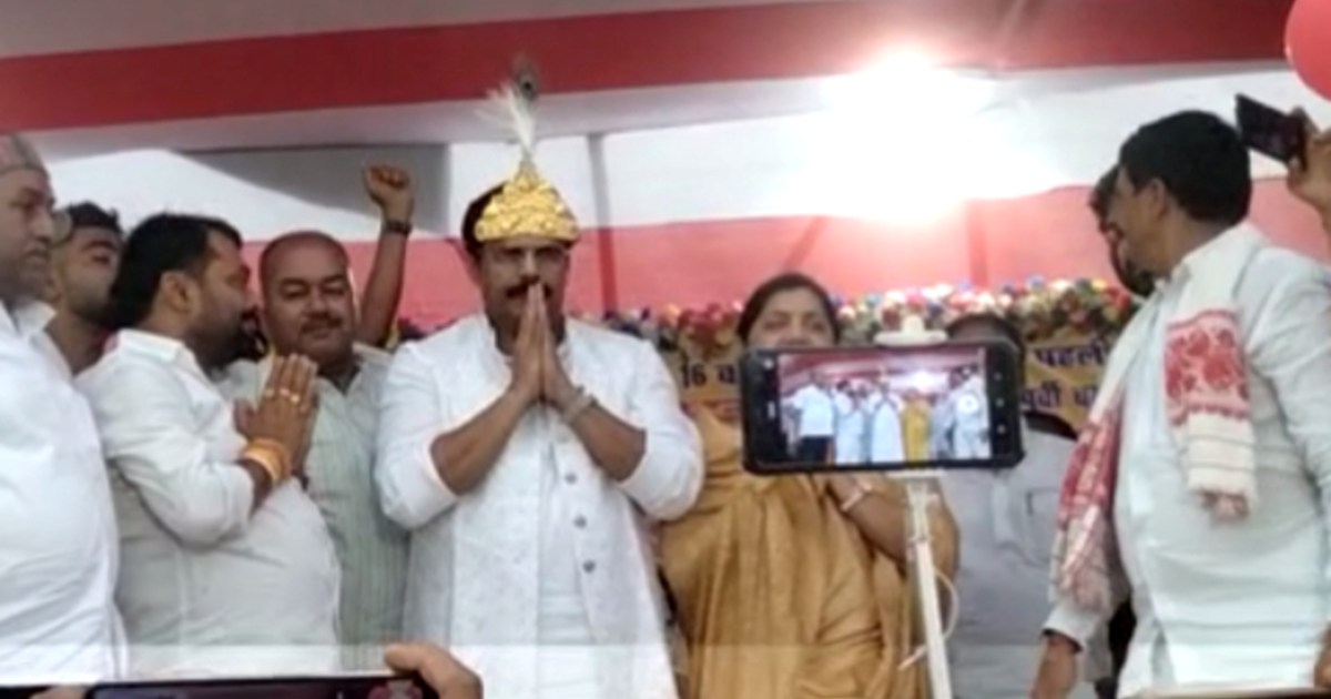 Anand Mohan thundered in East Champaran, directly targeted H