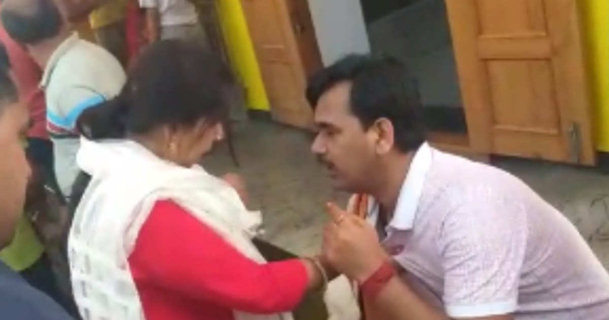 Woman's anger high on obscene act of RJD leader, beaten by h