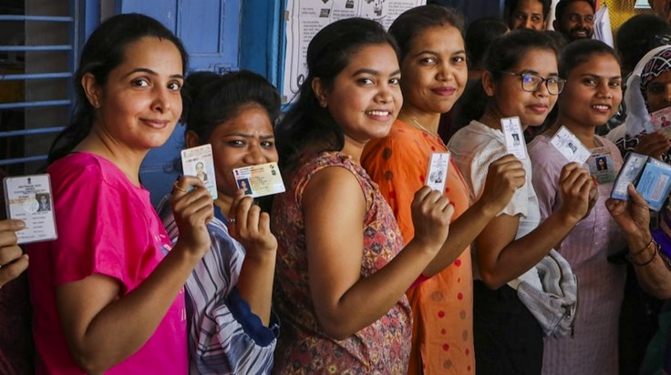 Voting begins in five Lok Sabha seats of Bihar, enthusiasm a Voting begins in five Lok Sabha seats of Bihar, enthusiasm a