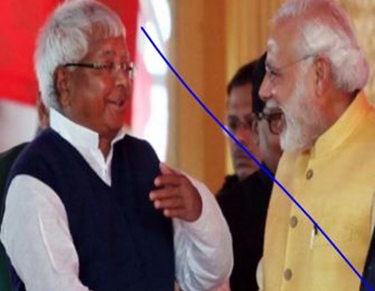 Lalu first took a dig at PM Modi during Darbhanga tour