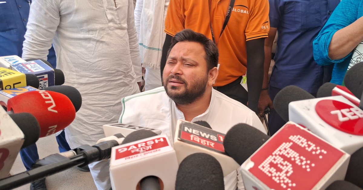 Amit sah nafrt ki rajniti krte hai, tejsvhi 