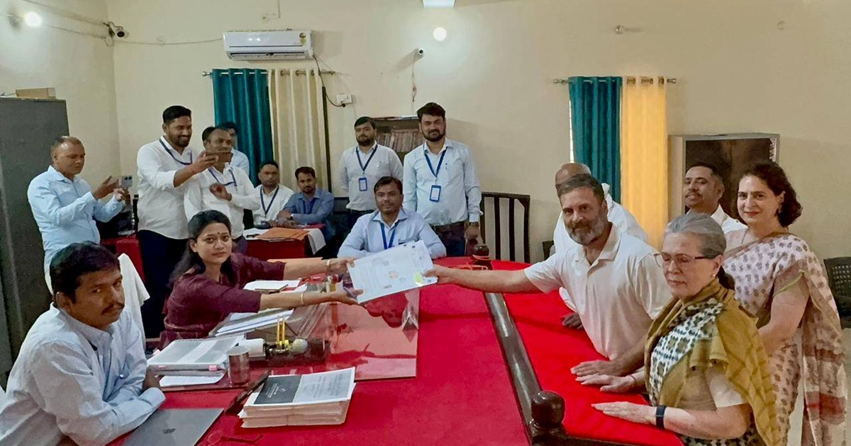 RAHUL GANDHI left Amethi and filed nomination from Rae Barel