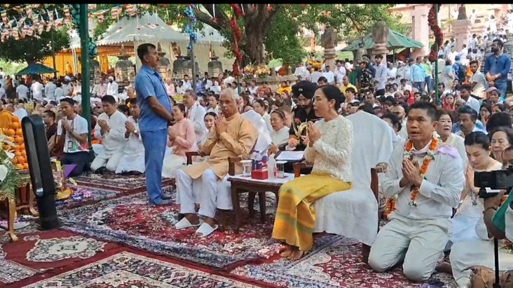 Governor's message in Bodh Gaya on Buddha Jayanti, the world