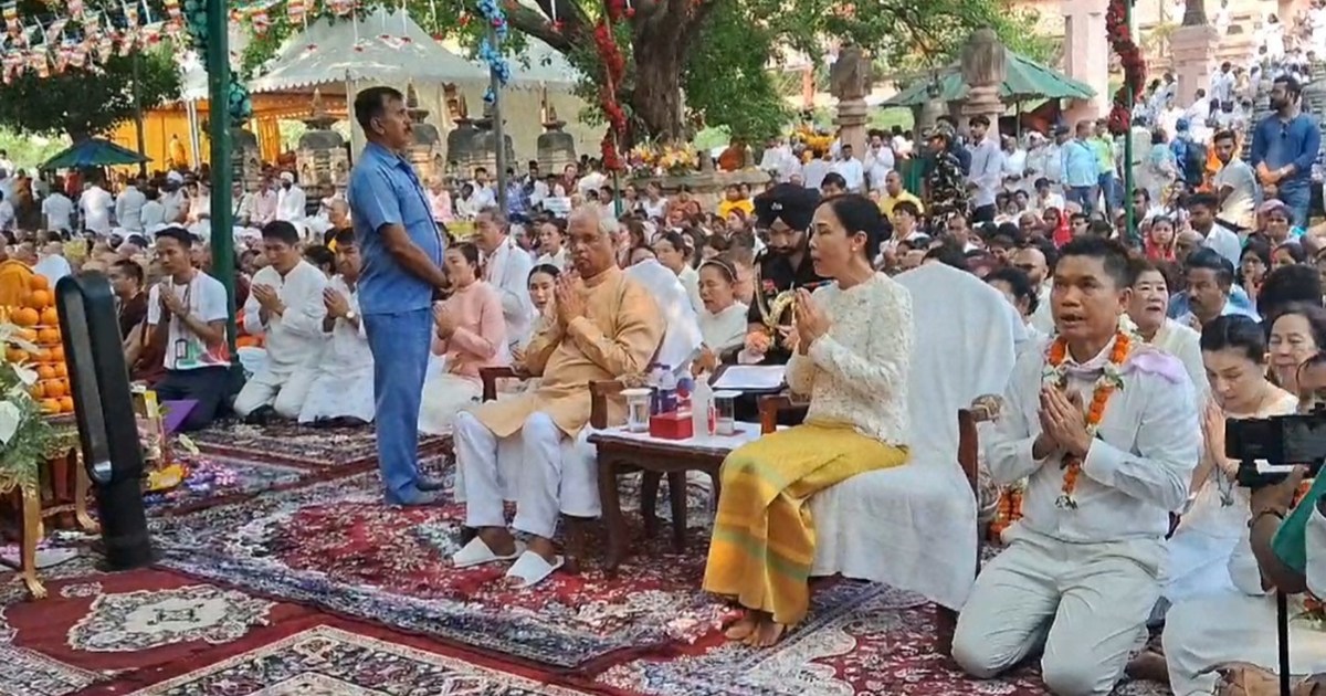 Governor's message in Bodh Gaya on Buddha Jayanti, the world