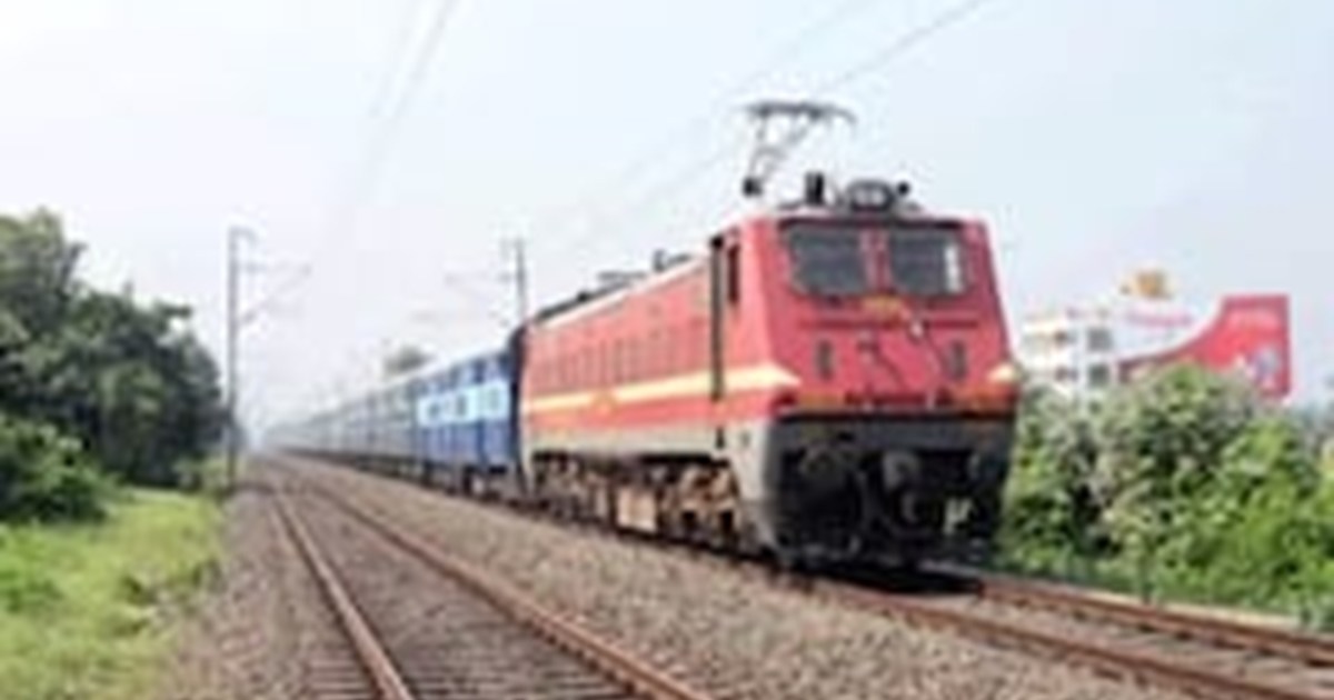 Two youths were sitting on the railway track and listening t