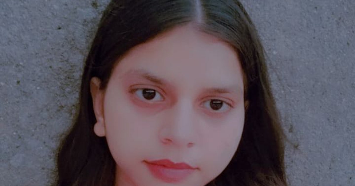 The body of girl student who had left home for tuition was f