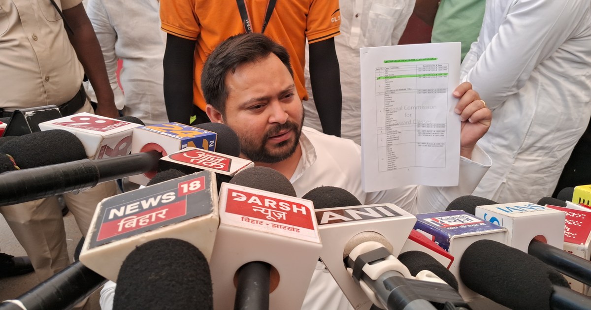 Tejasvi ne pm modi par Diya bda byan