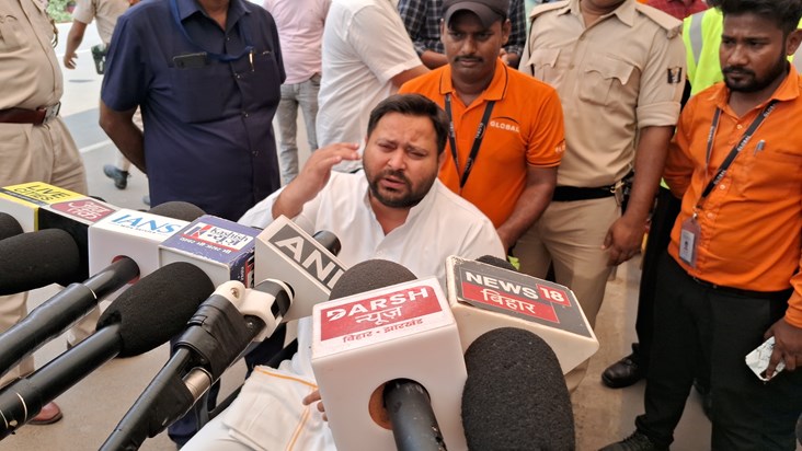 Tejasvi ne kha bjp tramp ko bula le bihar Tejasvi ne kha bjp tramp ko bula le bihar