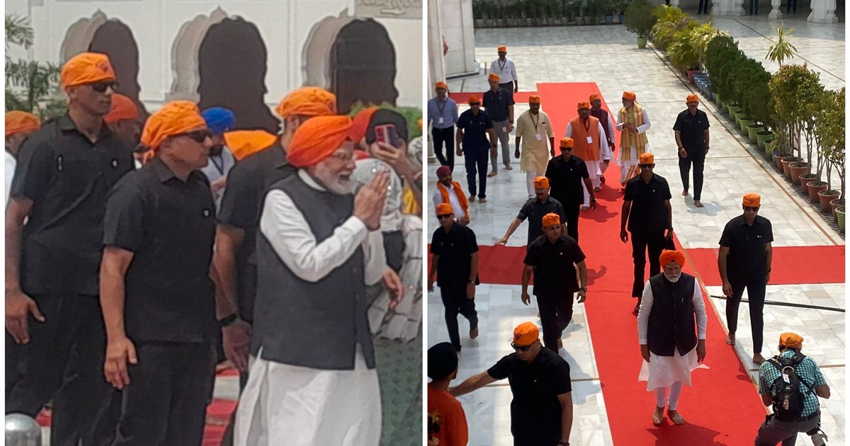 PM Modi bowed his head in Patna city Gurudwara, created hist