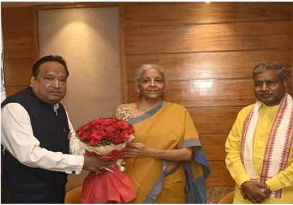 Vishnu Agarwal Meet Nirmla Sita Raman Vishnu Agarwal Meet Nirmla Sita Raman