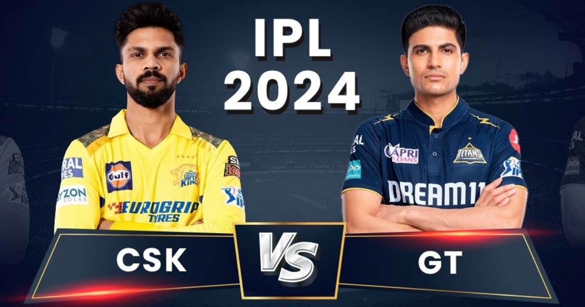Today Chennai Super Kings will face Gujarat Titans, both the