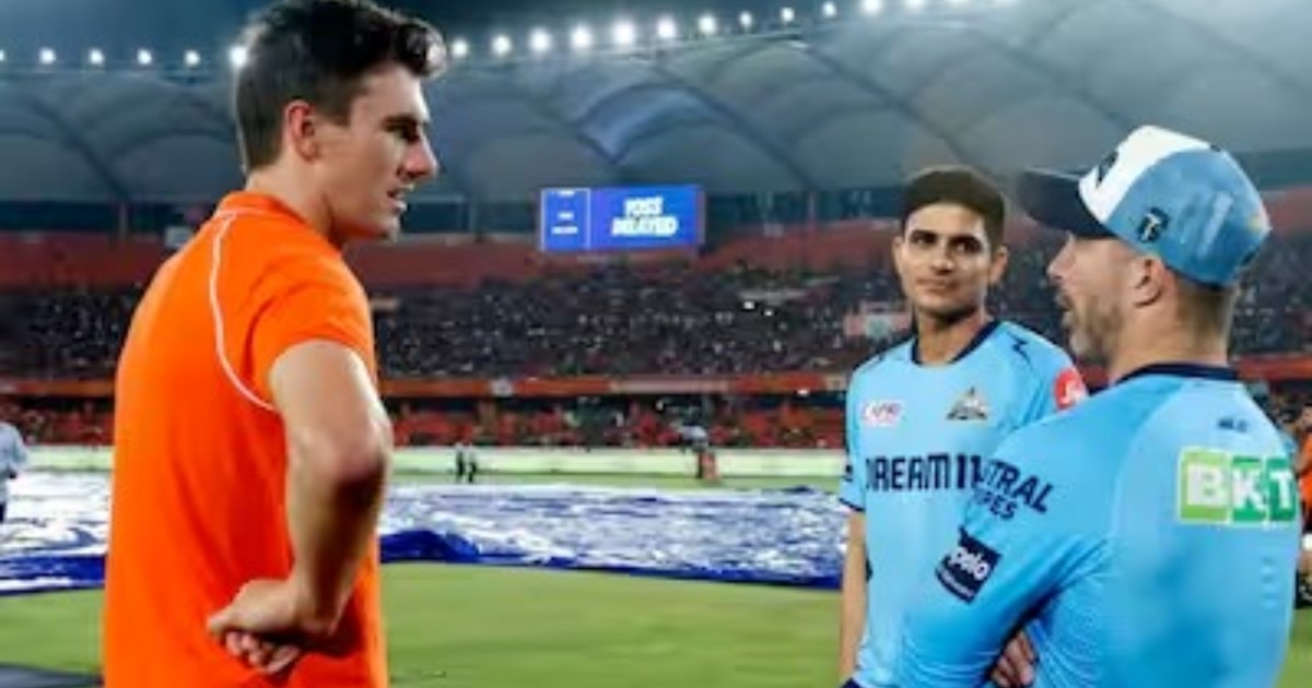 Match between Sunrisers Hyderabad and Gujarat Titans abandon