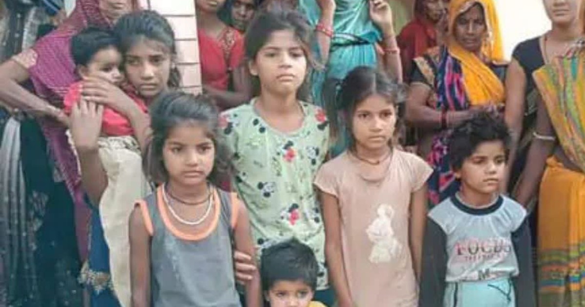 A slap caused double death of husband and wife, 7 daughters 