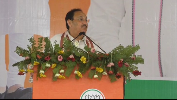 JP Nadda sought votes for JDU candidate in Nalanda, targeted JP Nadda sought votes for JDU candidate in Nalanda, targeted