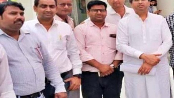 Four teachers got into trouble after getting their photo cli