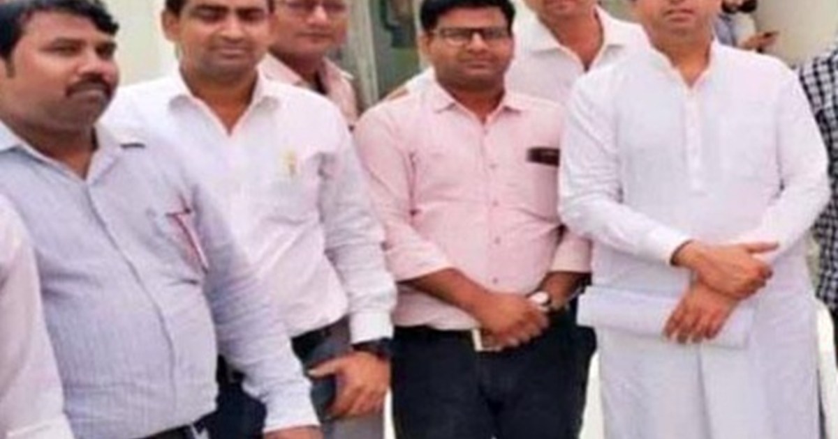 Four teachers got into trouble after getting their photo cli