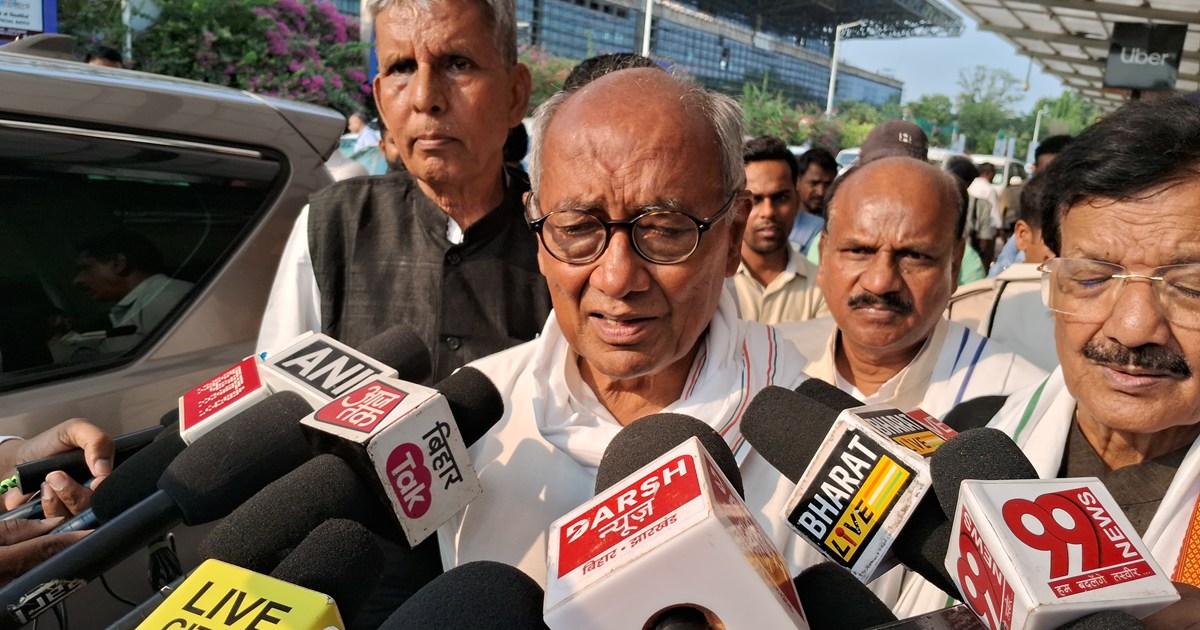 Mp ke purv cm digvijay singh ka byan
