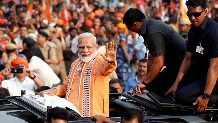Prime Minister's road show for the first time in Patna, road Prime Minister's road show for the first time in Patna, road