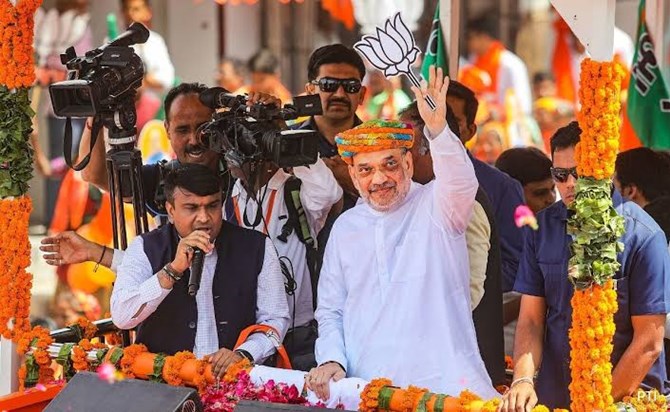 Amit Shah Ranchi Road Show 