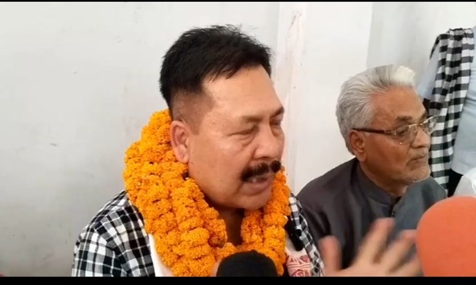 Independent MP from Assam Nava Kumar is contesting from Valm Independent MP from Assam Nava Kumar is contesting from Valm