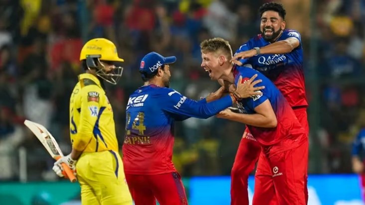 The match between RCB and CSK was very exciting, Bengaluru q